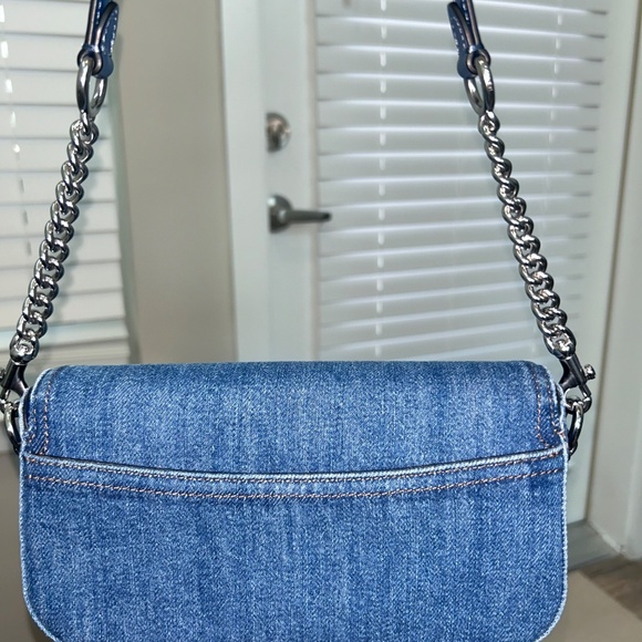 COACH Denim Hailey Flap Bag 💙 - Picture 5 of 10